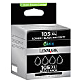 Lexmark™ 105XL High-Yield Black Ink Cartridges, Pack Of 4, 14N0843