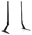 Mount-It! MI-848 Tabletop TV Stand For 32 - 60" TVs, 27-12"H x 1-7/16"W x 4-1/8"D, Black 1 thumbnail image