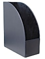 Realspace™ Executive Leatherette Magazine/File Holder, 12 3/8"H x 4 3/8"W x 10"D, Navy 1 thumbnail image