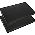 Range Kleen 572 2-Pack Black Rectangle Burner Kovers - Supports Burner - Rectangular - Easy to Apply/Remove - Black - 2 Pack 1 thumbnail image