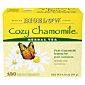 Bigelow Cozy Chamomile Tea Bags, 1.5 Oz, Box Of 100 Tea Bags