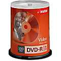 Imation™ DVD-R Media Spindle, 4.7GB, Pack Of 100