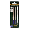 Monteverde® Rollerball Refills For Cross Rollerball Pens, Fine Point, 0.5 mm, Blue/Black, Pack Of 2 Refills