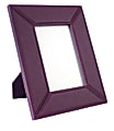 Realspace™ Leatherette Photo Frame, 9"H x 7"W x 1/2"D, Purple