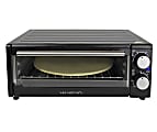 Nostalgia Electrics HomeCraft Convection Pizza Oven With Glass Door And Pizza Stone