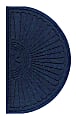 M+A Matting Waterhog Max Grand Half-Oval Floor Mat, 4' W x 2.3' H, Indigo 1 thumbnail image
