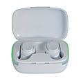 GNBI Bluetooth Earbuds With Charging Case, White