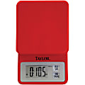 Taylor® Compact Digital Kitchen Scale, 11 Lb, Red 1 thumbnail image