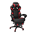 RESPAWN 110 Pro Gaming Chair - Gaming Chair with Footrest, Reclining Gaming Chair, Video Gaming Computer Desk Chair, Adjustable Desk Chair, Gaming Chairs For Adults With Headrest Pillow - Red 1 thumbnail image