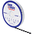 Tape Logic® Sticky Back Loop Dots, 1/2", Black, Pack of 1400 Dots
