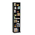 Atlantic Summit Multimedia Storage Cabinet - 8" x 13" x 54" - Espresso - Wood