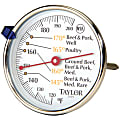 Taylor 5939N Meat Dial Thermometer - Easy-to-read Measurement - For Food - Stainless Steel 1 thumbnail image