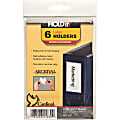 Cardinal® HOLDit!® Label Holders, 2 3/16" x 4", Pack Of 6