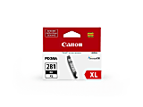 Canon® CLI-281 ChromaLife 100+ High-Yield Black Ink Tank, 2037C001