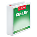 Cardinal® XtraLife™ Locking Slant-D® Ring 3-Ring Binder, 2" D-Rings, White 1 thumbnail image