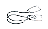 Medline Teaching Stethoscope, Adult, Black 1 thumbnail image