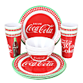Coca-Cola 12-Piece Melamine Dinnerware Set, Red 1 thumbnail image