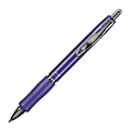 Pilot® G-2™ Retractable Gel Ink Rollerball Pen, Fine Point, 0.7 mm, Purple Barrel, Black Ink