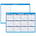 AT-A-GLANCE® Yearly Horizontal Erasable/Reversible Wall Planner, 48" x 32", January–December 2017