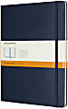 Moleskine Classic Hard Cover Notebook, 7-1/2" x 10", Ruled, 192 Pages, Sapphire Blue