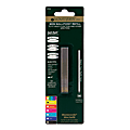 Monteverde® Mini Ballpoint Pen Refills, Super Broad Point, 1.4 mm, Yellow Ink, Pack Of 4
