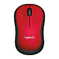 Logitech® M185 Wireless Mouse, Red, 910-003635