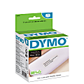 DYMO® LW Address Label Rolls, 30252, Rectangular, 1 1/8" x 3 1/2", White, 350 Labels Per Roll, Box Of 2 Rolls