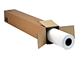 HP Designjet Large-Format Instant Dry Semigloss Photo Paper Roll, 24" x 100', 50.5 Lb, FSC Certified, White