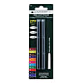 Monteverde® Standard-Size Fountain Pen Ink Cartridge Refills, Black, Pack Of 6