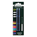 Monteverde® Standard-Size Fountain Pen Ink Cartridge Refills, Blue, Pack Of 6 Refills