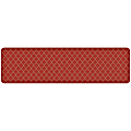 GelPro Designer Comfort Polyurethane Anti-Fatigue Mat For Hard Floors, 20” x 72”, Trellis Red