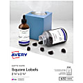 Avery® Permanent Inkjet/Laser Diskette Labels, 5196, 3 1/2" , White, Pack Of 630
