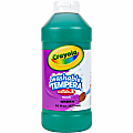 Crayola® Artista II® Tempera Paint, 16 Oz, Green 1 thumbnail image