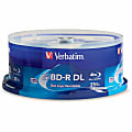 Verbatim BD-R DL 50GB 8X Verbatim, Hard Coat, 25pk Spindle - 25pk Spindle 1 thumbnail image