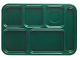 Cambro Co-Polymer® Compartment Trays, Sherwood Green, Pack Of 24 Trays