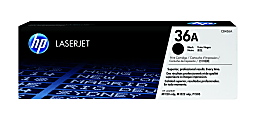 HP 36A Black Toner Cartridge, CB436A 1 thumbnail image
