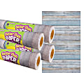 Teacher Created Resources® Better Than Paper® Bulletin Board Paper Rolls, 4' x 12', Beachwood, Pack Of 4 Rolls 1 thumbnail image