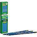Dixon® Eraser-Tipped Checking Pencils, HB Lead, Blue Lead, Pack Of 12 Pencils 1 thumbnail image