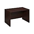 Bush Business Furniture Components Elite Desk, 48"W x 30"D, Mocha Cherry, Premium Installation