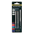 Monteverde® Ballpoint Refills For Montblanc Ballpoint Pens, Medium Point, 0.7 mm, Brown Ink, Pack Of 2