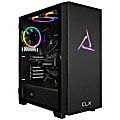 CLX Gaming Desktop PC, Intel Core i9, 32GB Memory, 4TB Hard Drive, 1TB Solid State Drive, Windows 11 Home