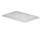 Cambro Poly Flat Cover For 12" x 18" Food Boxes, White, Pack Of 6 Covers