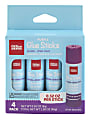 Office Depot® Brand Glue Sticks, 0.32 Oz, Purple, Pack Of 4 Glue Sticks