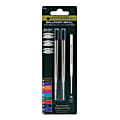 Monteverde® Ballpoint Refills For Montblanc Ballpoint Pens, Medium Point, 0.7 mm, Pink Ink, Pack Of 2