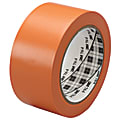 3M™ 764 Vinyl Tape, 3" Core, 2" x 36 Yd., Orange, Case Of 6 1 thumbnail image