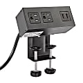 Bush Business Furniture Power Hub With USB Ports, Black, Standard Delivery
