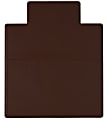 Anji Mountain Leather Chair Mat, With Lip, Rectangular, 44" x 52", Mocha 1 thumbnail image