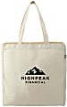 Custom Promotional Hemp Cotton Promotional Carry-All Tote, 14-1/2” x 14-1/2”, Natural 1 thumbnail image