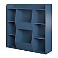 Ameriwood Home Nathan Kids 41”H 8-Cube Large Toy Storage Bookcase, Navy 1 thumbnail image
