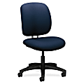 HON® ComforTask 5900 Series Armless Task Chair, Navy/Black